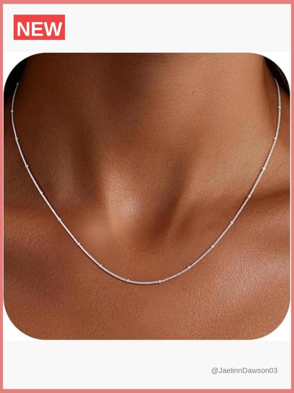 1.2mm Bead Chain Necklace Smooth Sturdy 925 Sterling Silver 16-24 Inch